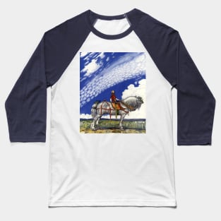 Into The Wide Wide World - John Bauer Baseball T-Shirt